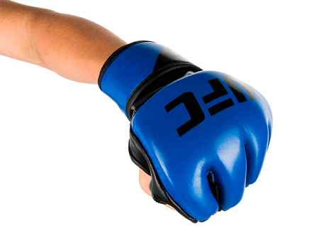 (UFC Перчатки MMA для грэпплинга 5 унций синие L/XL) оптом, фото 1