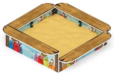 Песочница средняя (Коты) - ИО 5.01.15-03 оптом, фото 3