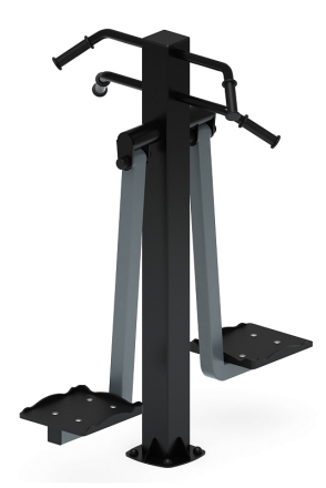 Маятник двойной (серый) - Уличный тренажер - СТ 029-13.П оптом, фото 4