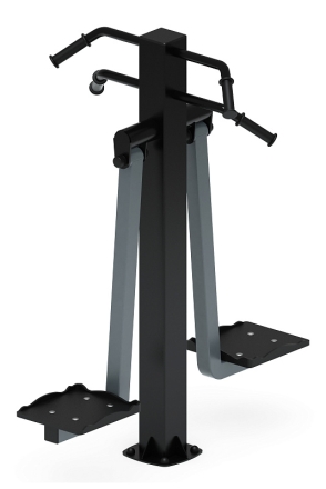 Маятник двойной (серый) - Уличный тренажер - СТ 029-13.П оптом, фото 2