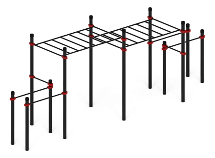 Воркаут 108 красный ВТ 12.26-01 оптом, фото 1