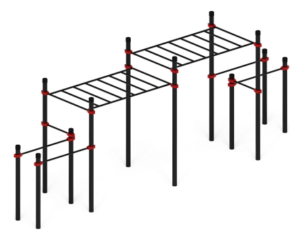 Воркаут 108 красный ВТ 12.26-01 оптом, фото 3