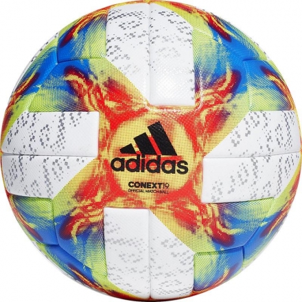 Мяч футбольный профессиональный &quot;ADIDAS Conext 19 OMB&quot;, р.5, 6 пан., оф.мяч женского ЧМ2019 по футболу, FIFA Quality Pro оптом, фото 1