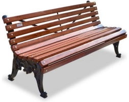 Скамейка чугунная Лирика 1,8 м, фото 1