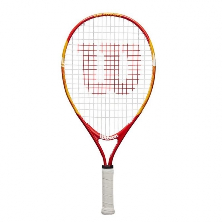 Ракетка б/т Wilson US Open 21, арт. WRT20310U,для детей 5-6 лет,алюминий,со струнами, оранжево-красн оптом, фото 1