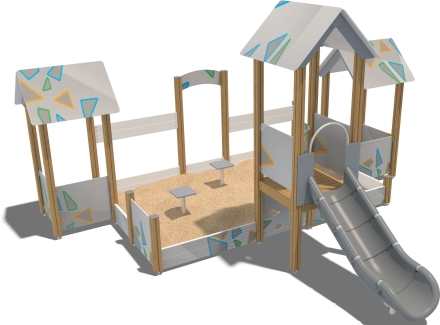 Песочный дворик Усадьба ПС108.00.1 для детской площадки оптом, фото 1