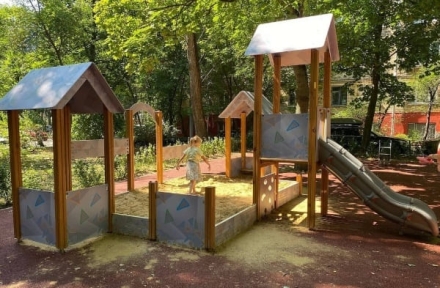 Песочный дворик Усадьба ПС108.00.1 для детской площадки оптом, фото 4
