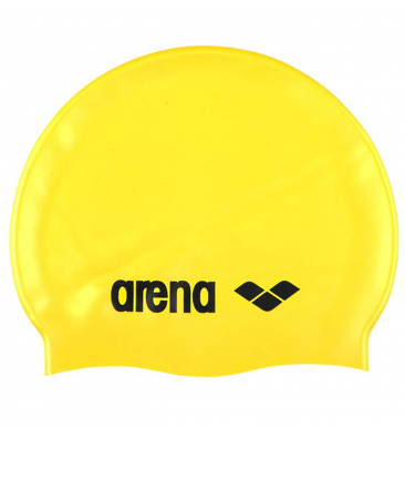Шапочка для плавания Classic Silicone Cap yellow/black, силиконовая, 91662 35 оптом, фото 1