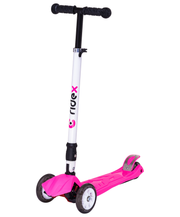 Самокат 3-колесный Smart 3D, 120/80 мм, розовый оптом, фото 1