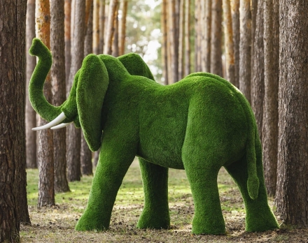 Топиари слон Барон - газон Eco оптом, фото 2