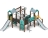 Детская игровая площадка Городок (Тайга) горка Н 1200 ДИК 2.01.3.01-03 оптом