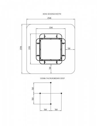 Песочница средняя (Техно) - ИО 5.01.15-04 оптом, фото 6
