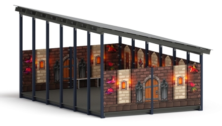 Теневой навес (Замок. Средневековый) - МФ 71.6.4-11 оптом, фото 4