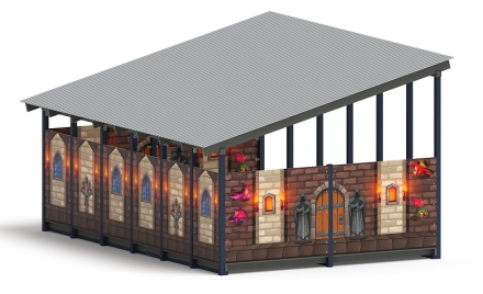 Теневой навес (Замок. Средневековый) - МФ 71.6.4-11 оптом, фото 3