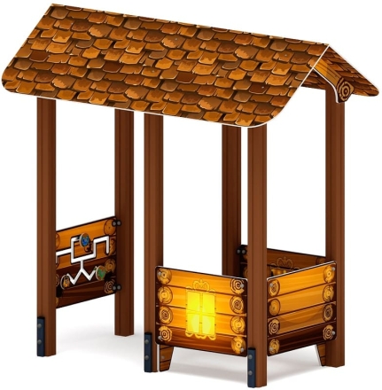 Домик средний 1 (Эко) МФ 10.01.05-02 оптом, фото 4