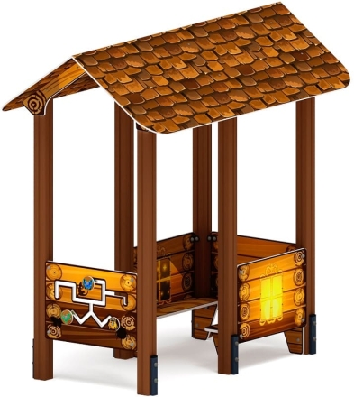 Домик средний 1 (Эко) МФ 10.01.05-02 оптом, фото 3