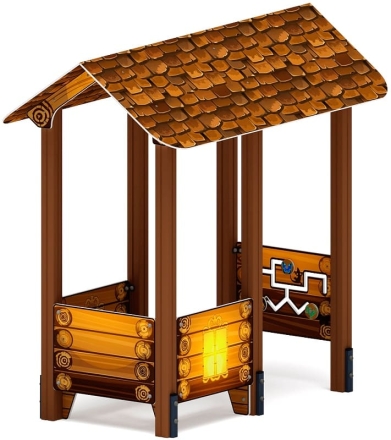 Домик средний 1 (Эко) МФ 10.01.05-02 оптом, фото 1