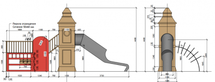 Детская игровая площадка "Биг Бен" оптом, фото 2