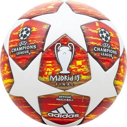 Мяч футбольный профессиональный &quot;ADIDAS Finale 19 Madrid OMB&quot;, р.5, 32 пан., FIFA Quality Pro оптом, фото 1