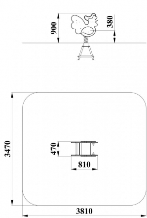 ДИО 4.10 Качалка на пружине оптом, фото 2
