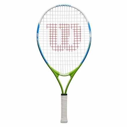 Ракетка б/т Wilson US Open 23, арт. WRT20320U, для детей 7-8 лет,алюминий,со струнами, сине-зеленый оптом, фото 1