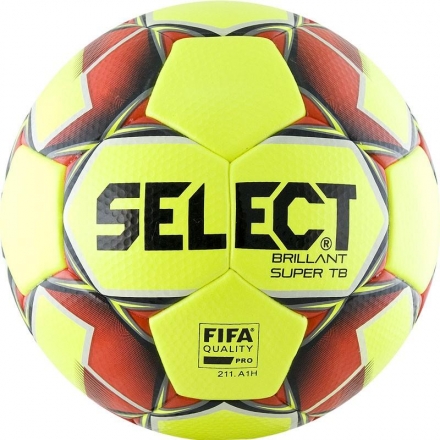 Мяч футбольный профессиональный &quot;SELECT Brillant Super FIFA TB YELLOW&quot; р.5 оптом, фото 1
