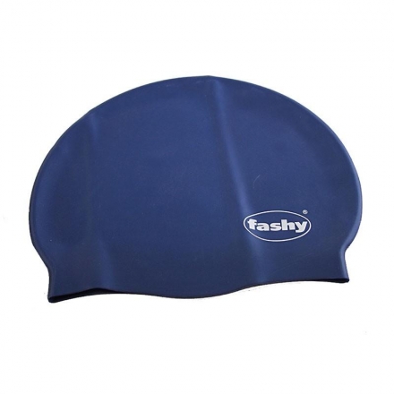 Шапочка для плавания &quot;FASHY Silicone Cap&quot;, силикон, темно-синий оптом, фото 1