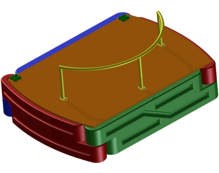 Песочница Форт с крышкой для детской площадки оптом, фото 1