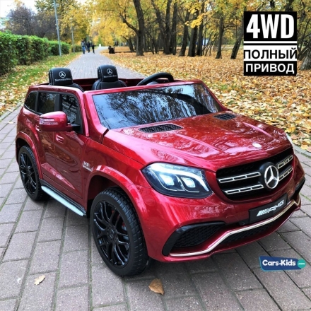 Электромобиль Mercedes-Benz GLS 63 AMG 4WD MP3 красный оптом, фото 1