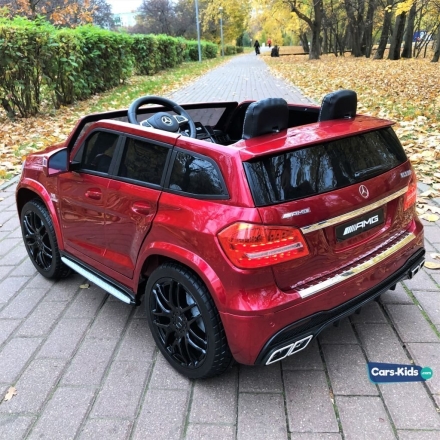 Электромобиль Mercedes-Benz GLS 63 AMG 4WD MP3 красный оптом, фото 4
