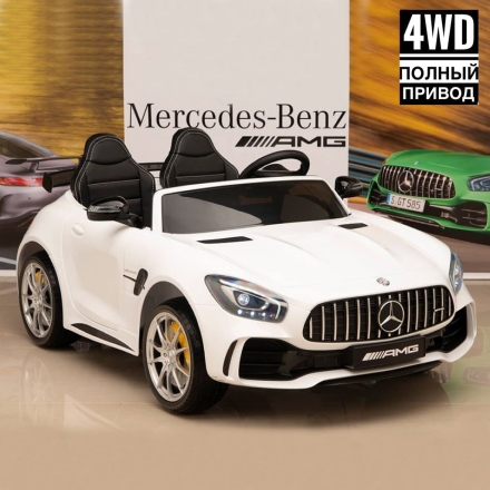 Электромобиль Mercedes-Benz GT R HL289 4WD белый оптом, фото 1