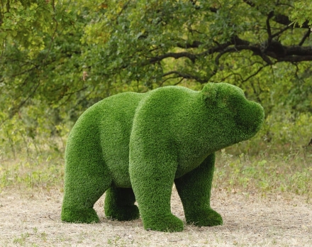 Топиари медведь Муни младший - газон Deluxe оптом, фото 2