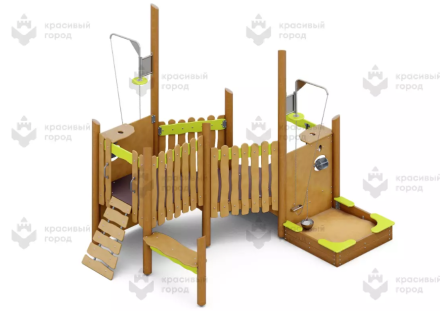 Игровой дворик «Оазис» с песочницей «Тропики» оптом, фото 1