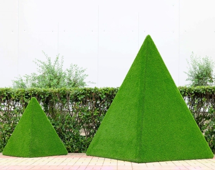Топиари композиция геометрические фигуры Кубы и пирамида - газон Eco оптом, фото 4