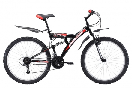 Велосипед Challenger Mission Lux FS 26 черно-красный 20&#039;&#039; оптом, фото 1