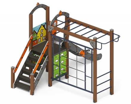 Детская игровая площадка Играйте с нами Город ДИК 2.01.1.05-01 H=1200 оптом, фото 3