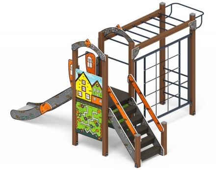 Детская игровая площадка Играйте с нами Город ДИК 2.01.1.05-01 H=1200 оптом, фото 2
