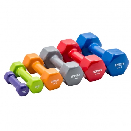 Гантель в виниловой оболочке PROFI-FIT 4 кг оптом, фото 3