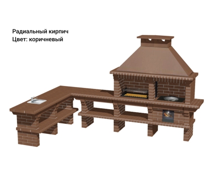 Печь Аристократ 7304 Прямоугольный кирпич желтый оптом, фото 10
