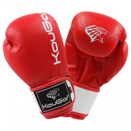 Перчатки боксерские KouGar KO200-6, 6oz, красный оптом, фото 1