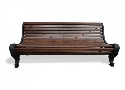 Скамейка уличная Парковая, Сосна 1,5 м оптом, фото 2