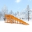 Зимняя горка Snow Fox, скат 10 м оптом