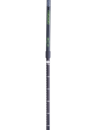 Палки для скандинавской ходьбы Longway, 77-135 см, 2-секционные, чёрный/ярко-зелёный оптом, фото 2