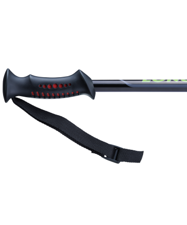 Палки для скандинавской ходьбы Longway, 77-135 см, 2-секционные, чёрный/ярко-зелёный оптом, фото 4