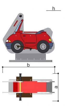 Качалка Romana 108.33.00 для детской площадки оптом, фото 3