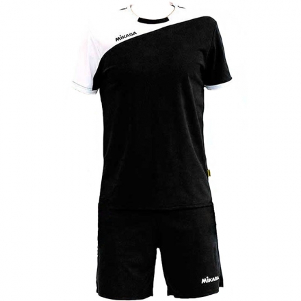 Форма волейб. муж. &quot;MIKASA&quot;, арт. MT351-046-XS, р. XS, 100% полиэстер, черно-белый оптом, фото 1