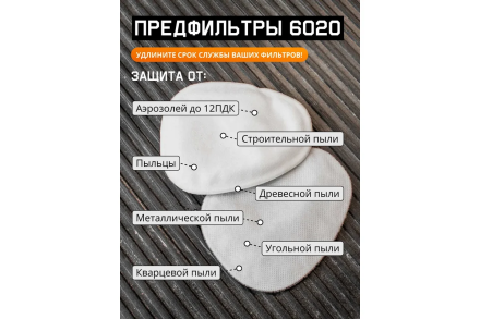 Комплект для защиты дыхания Jeta Safety, полумаска фильтрующая из силикона, J-SET6500-M оптом, фото 15
