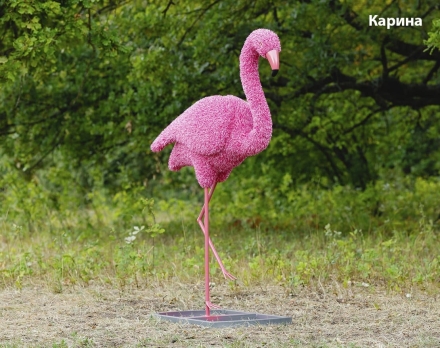 Топиари фламинго, Карина - газон Eco оптом, фото 1