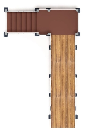 Горка Зима (коричневый) (под анкера) - ИО 49.01.01-13.И1 - Н=1500 оптом, фото 5