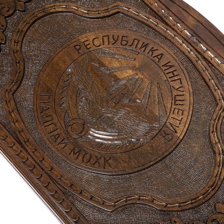 Нарды резные &quot;Герб Ингушетии&quot;, Rasulov оптом, фото 4